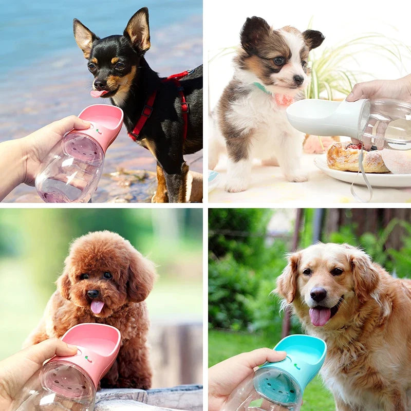 Portable Pet Water Bottle for Mess-Free Walks