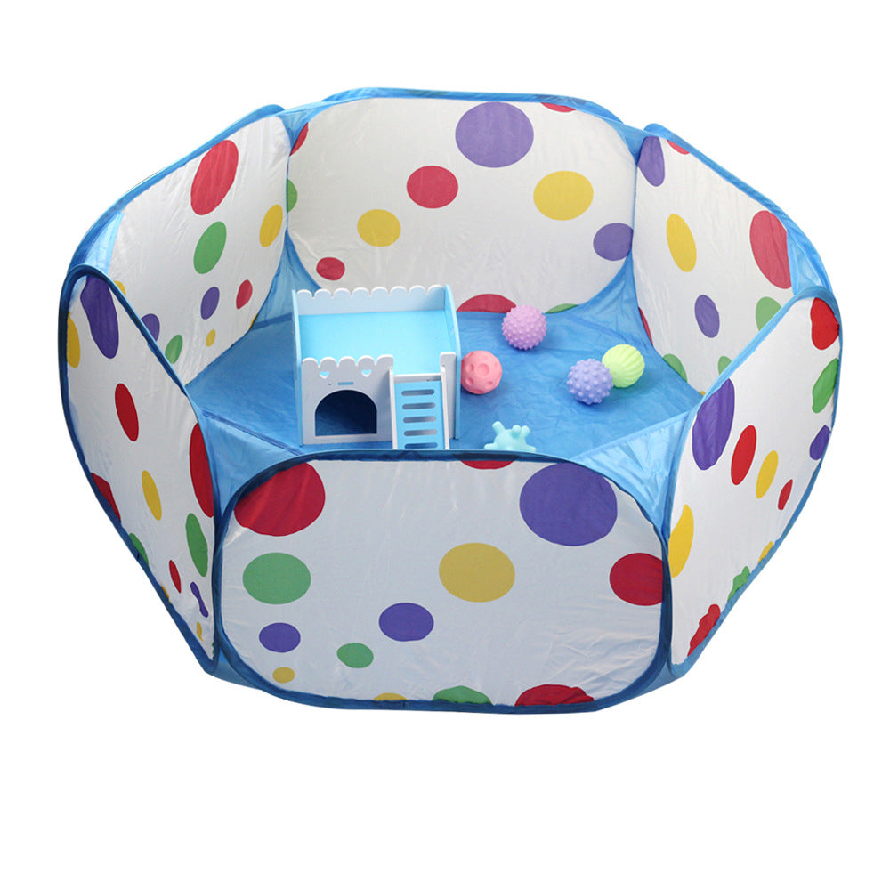 Portable Small Pet Playpen for Safe, Visible Exercise