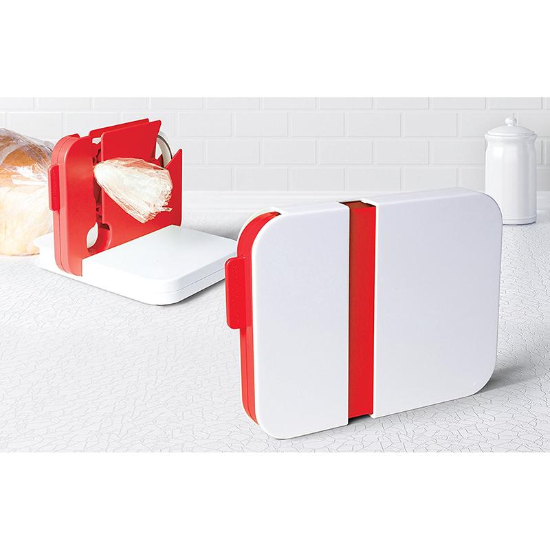 Portable Bag Sealer with Built-In Tape Roll for Kitchen