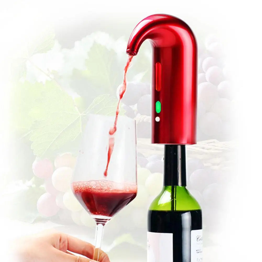 Electric Wine Decanter: One-Touch Pour and Aeration