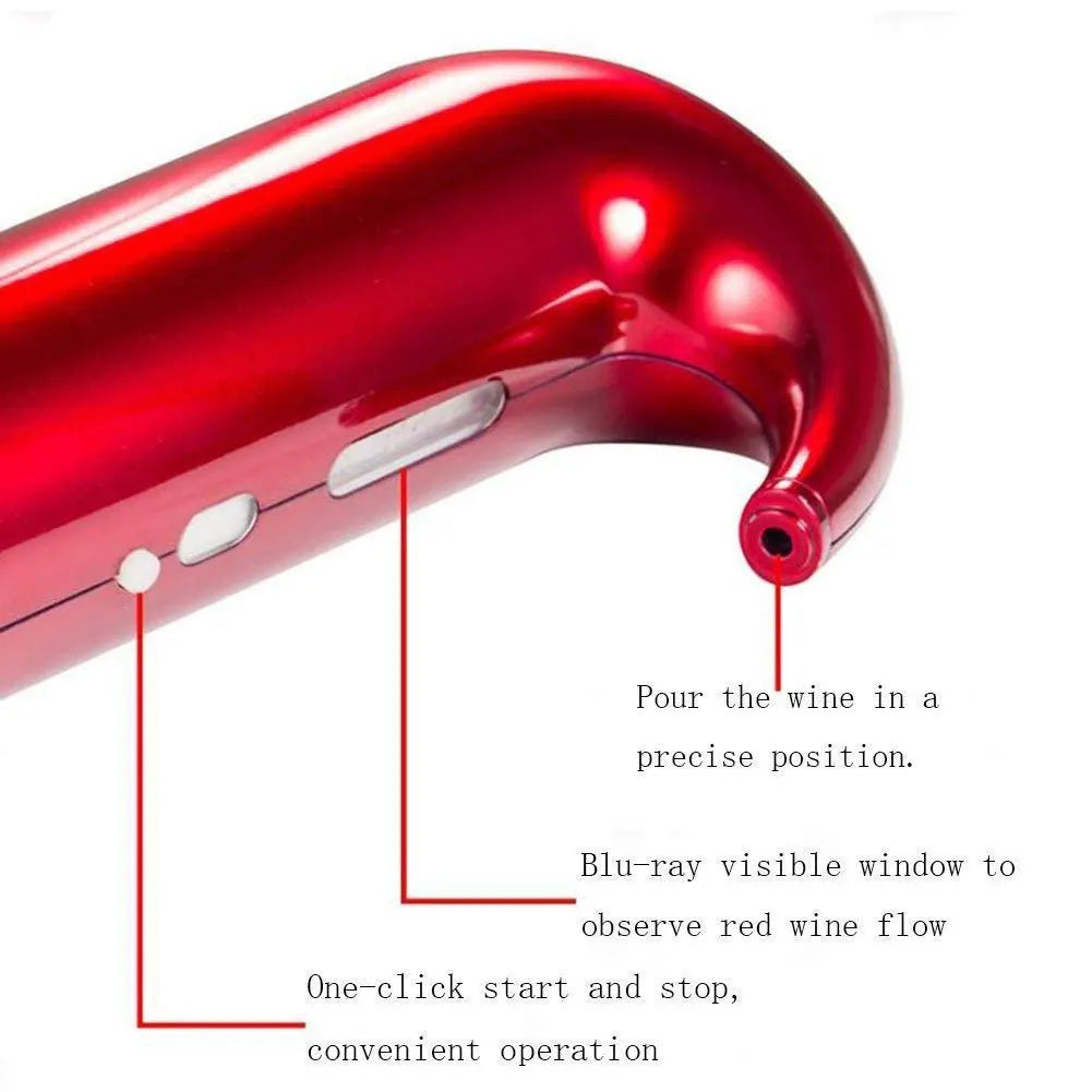 Electric Wine Decanter: One-Touch Pour and Aeration