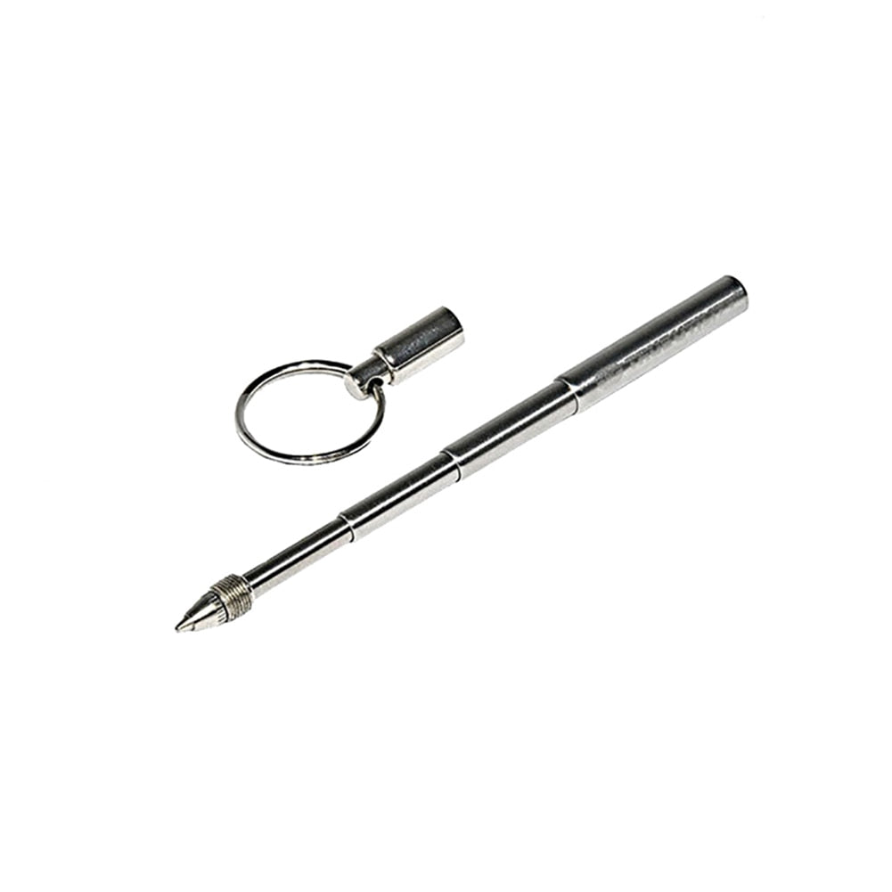 Telescopic Metal Pen with Key Ring for Everyday Carry