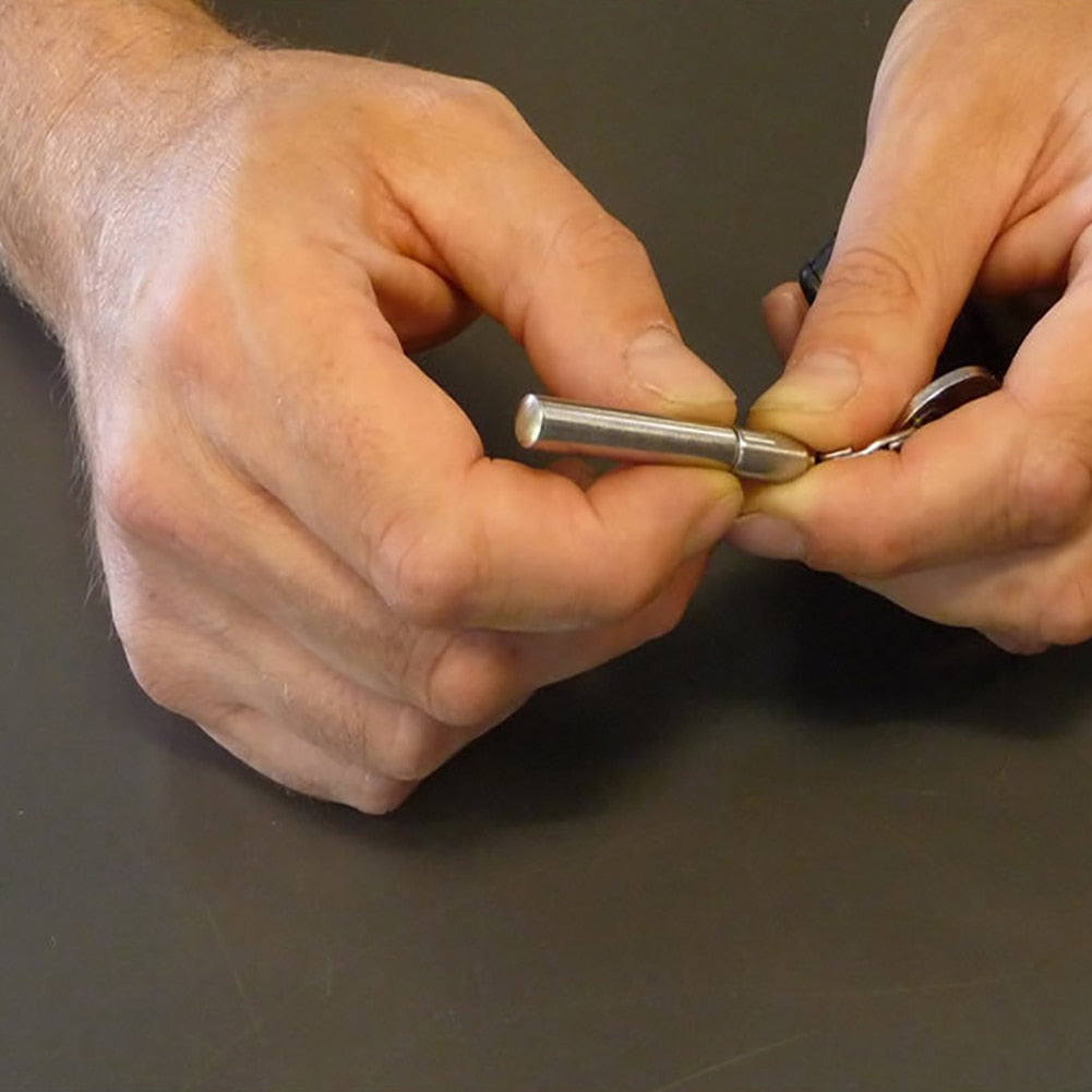 Telescopic Metal Pen with Key Ring for Everyday Carry