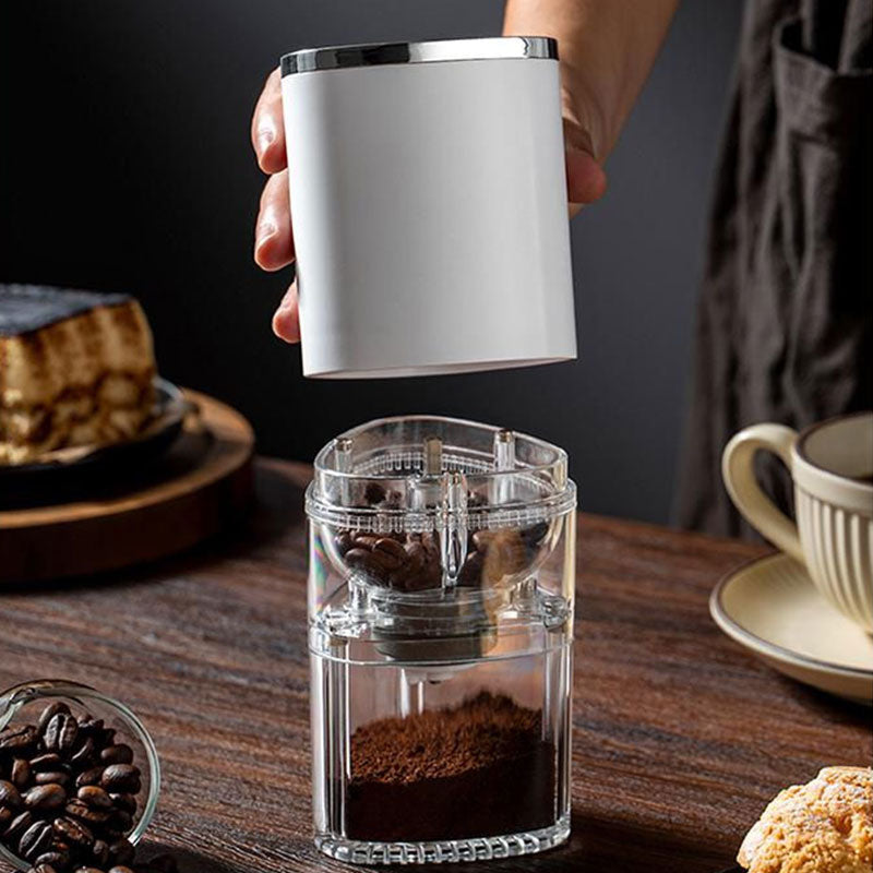 Electric Coffee Grinder With Auto Shutoff, Press Once