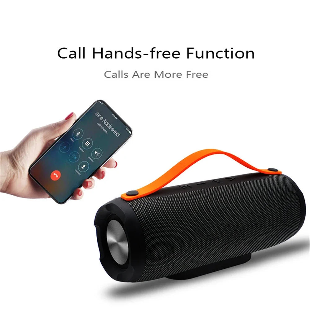 Portable Bluetooth Speaker with Carry Handle & Calls