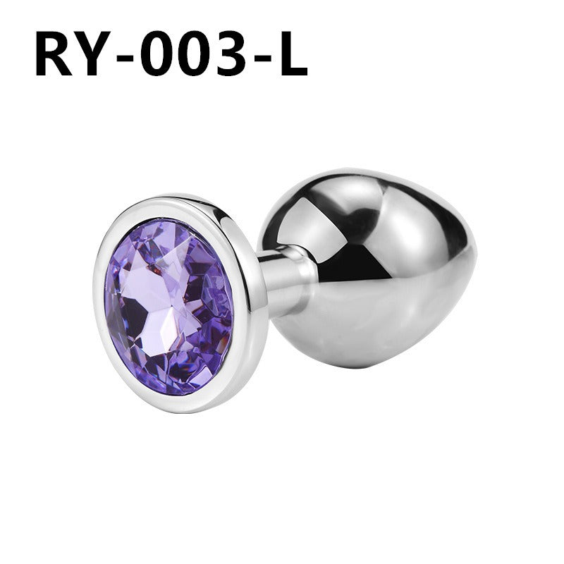 Metal Anal Plug for Discreet, Decorative Intimate Pleasure