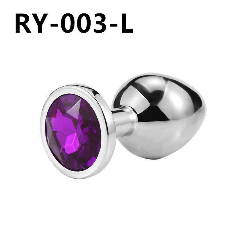 Metal Anal Plug for Discreet, Decorative Intimate Pleasure