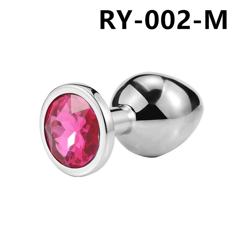 Metal Anal Plug for Discreet, Decorative Intimate Pleasure