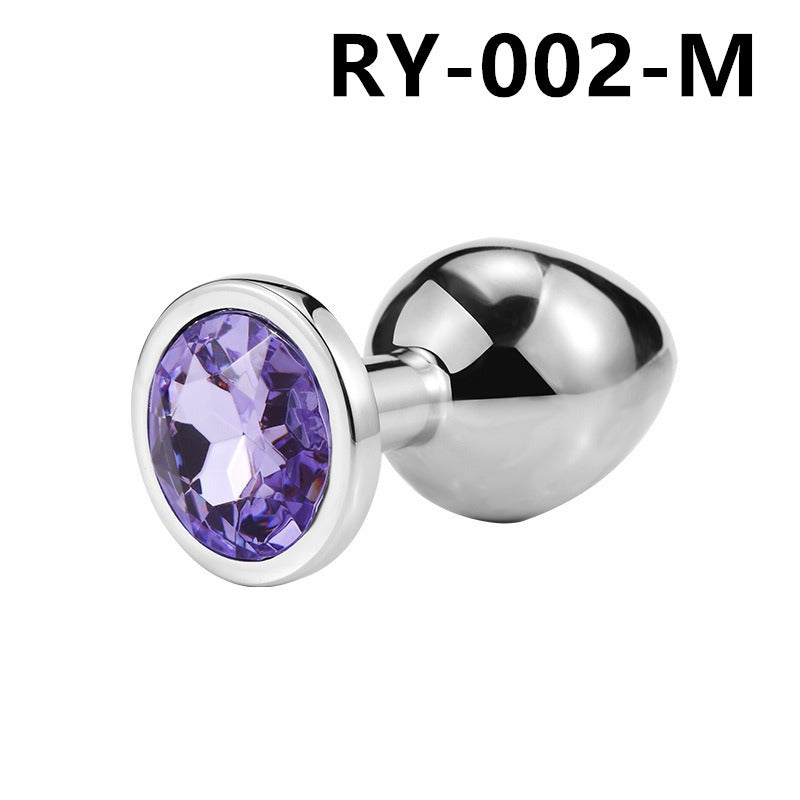 Metal Anal Plug for Discreet, Decorative Intimate Pleasure
