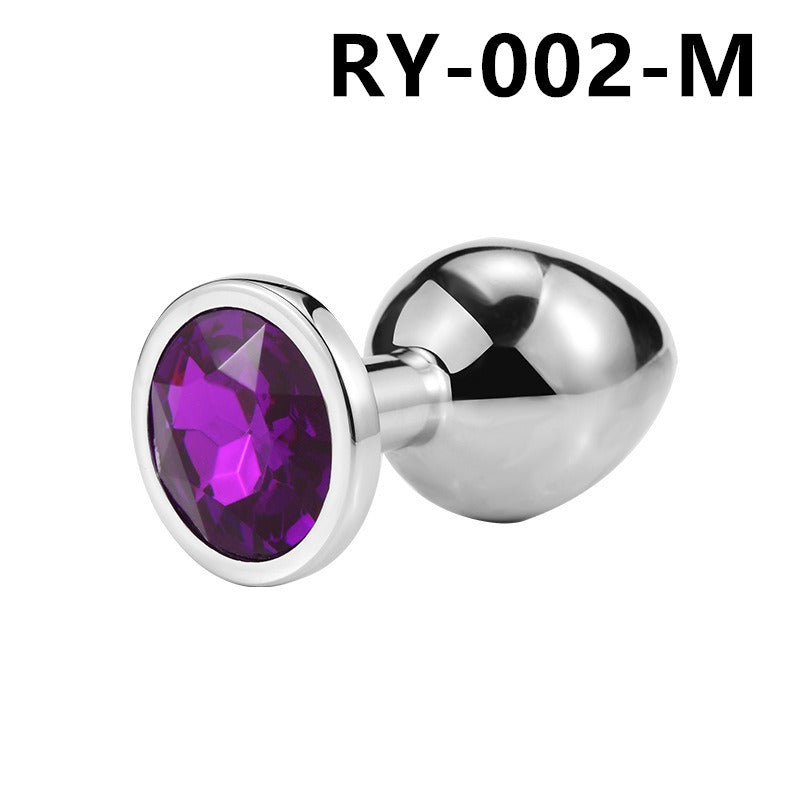 Metal Anal Plug for Discreet, Decorative Intimate Pleasure