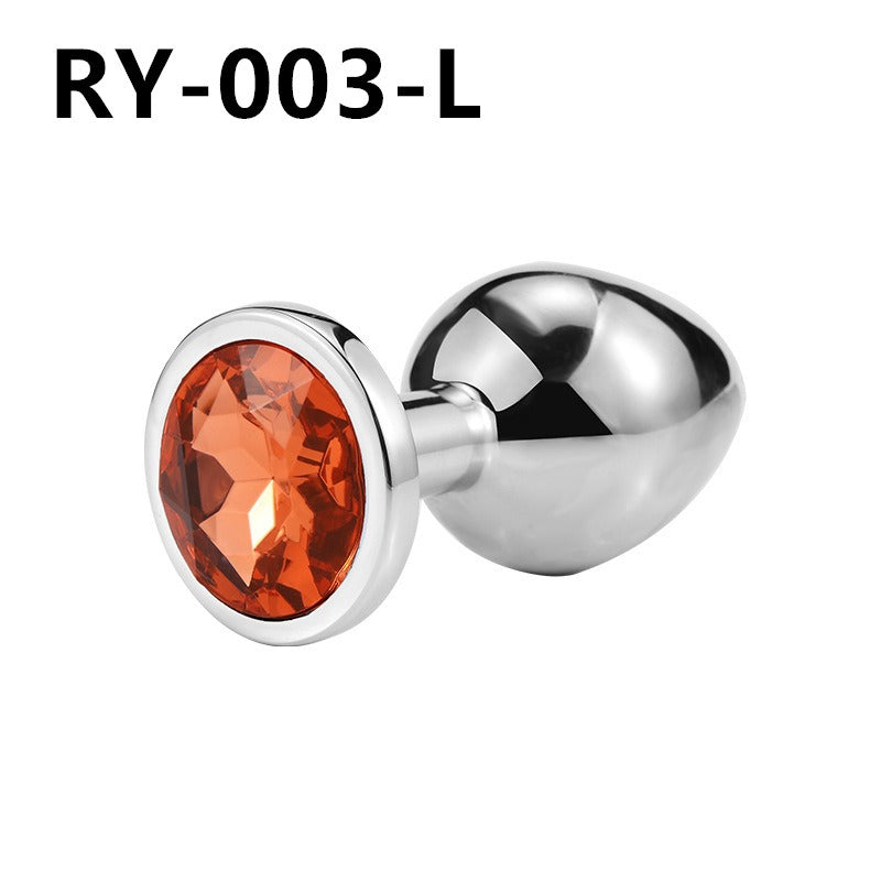 Metal Anal Plug for Discreet, Decorative Intimate Pleasure