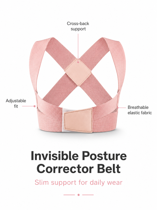 Posture Corrector Belt for Women — Invisible Design