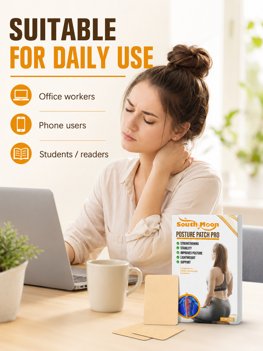 Posture Correction Patches — Invisible Pain Relief