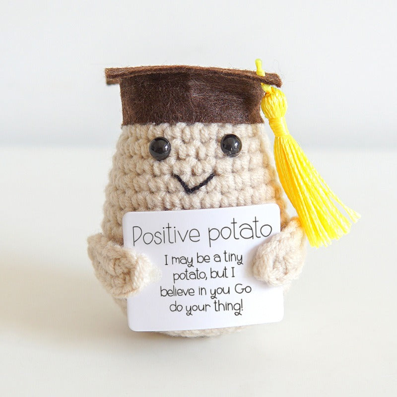 Crochet Potato Bag Charm – Handmade Kawaii Gift Idea