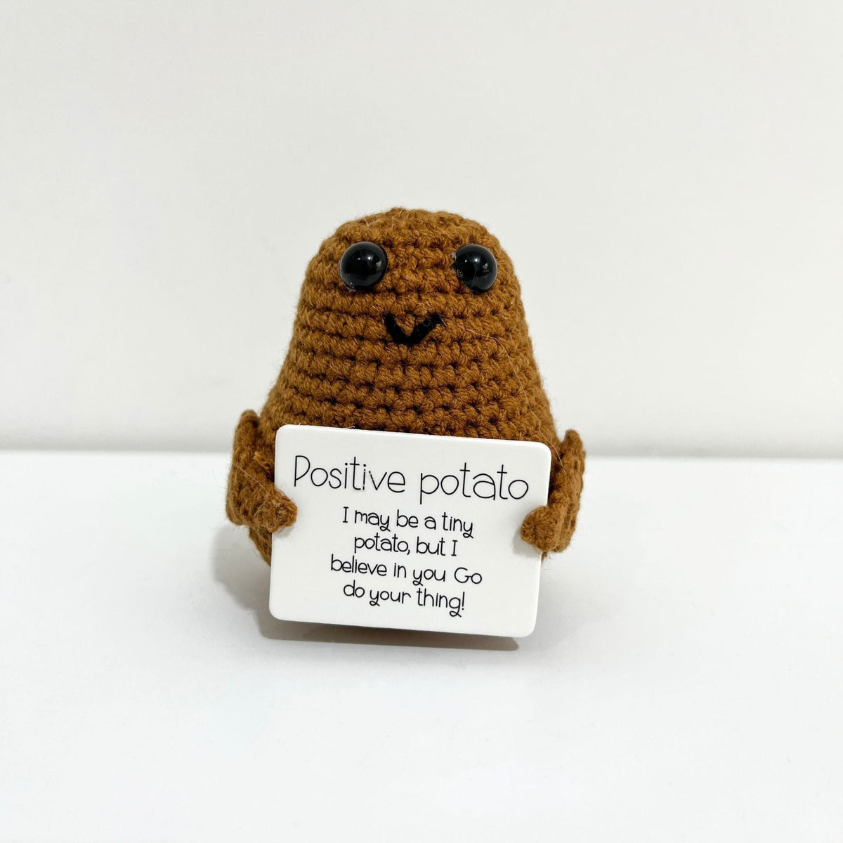 Crochet Potato Bag Charm – Handmade Kawaii Gift Idea
