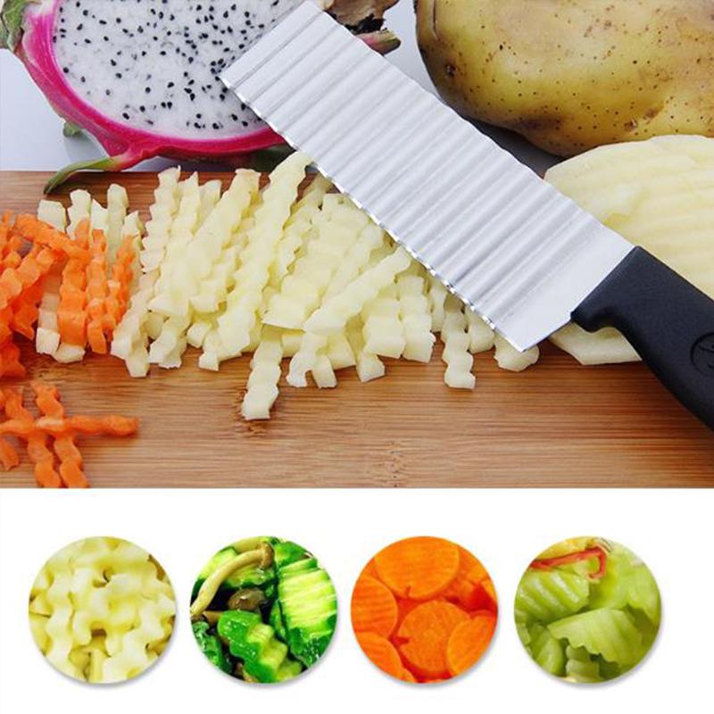 Potato Wave Cutter for Crinkle Fries and Veggie Slices