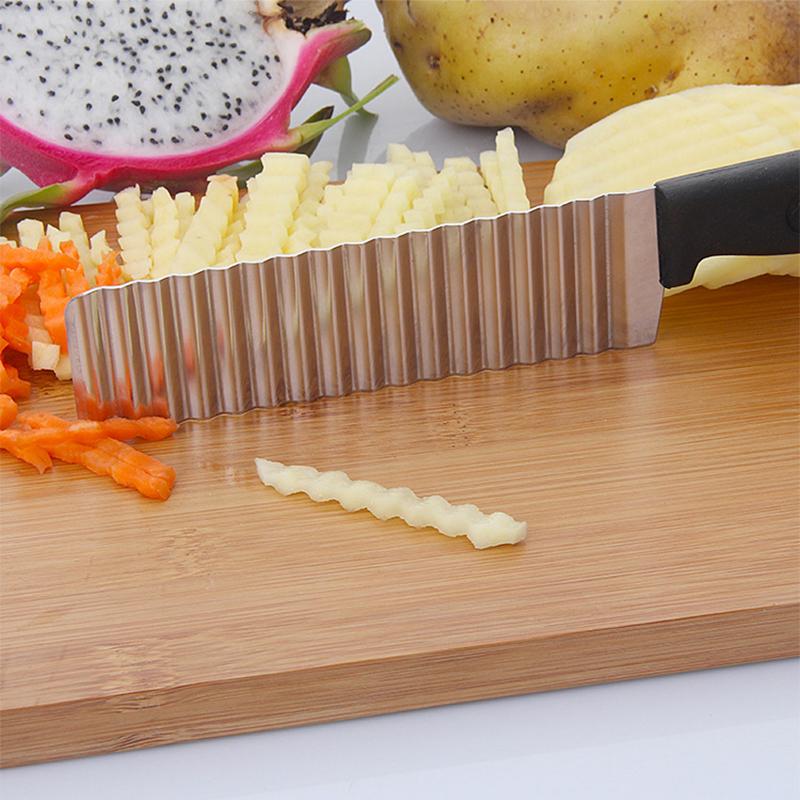Potato Wave Cutter for Crinkle Fries and Veggie Slices