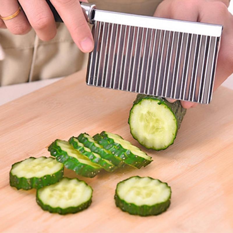 Potato Wave Cutter for Crinkle Fries and Veggie Slices