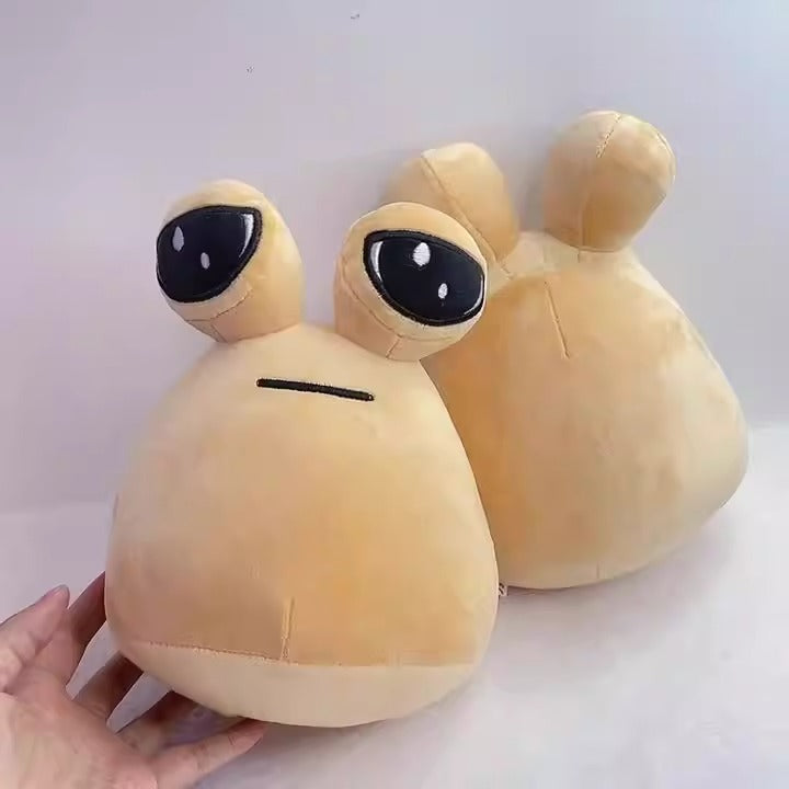 Pou-Style Alien Plush Toy for Cute Room Decor & Gifts