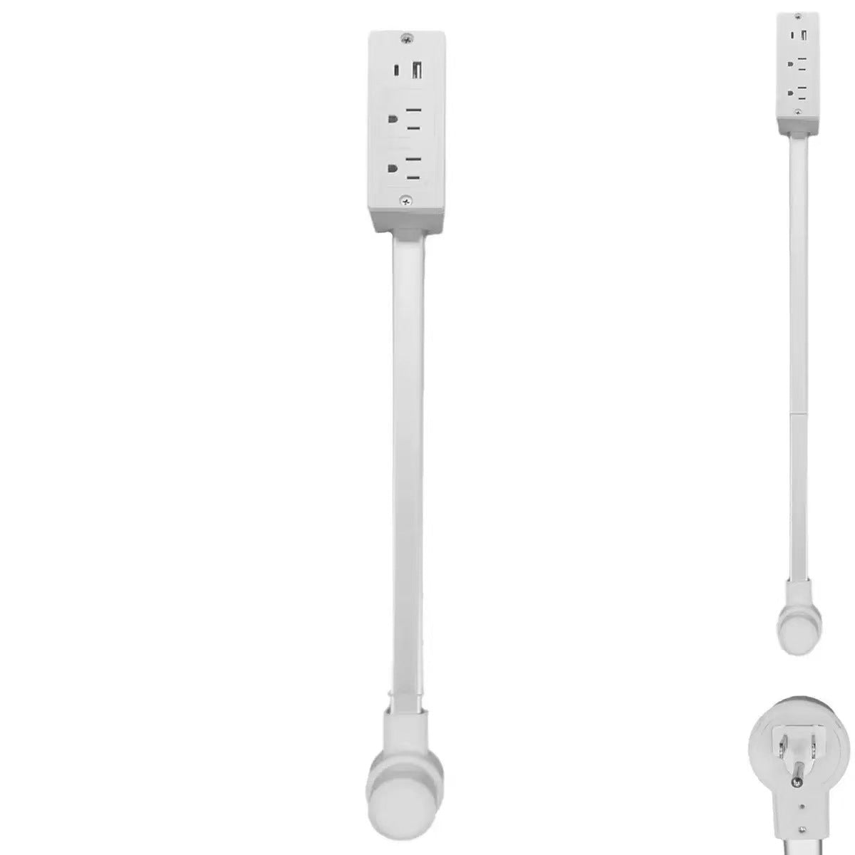 Telescoping Swivel Socket Extender for Sofas & Beds