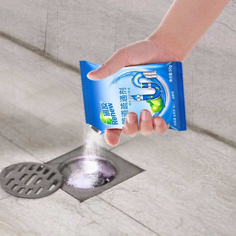 Sink Drain Cleaner Powder: Clears Clogs & Odours Fast