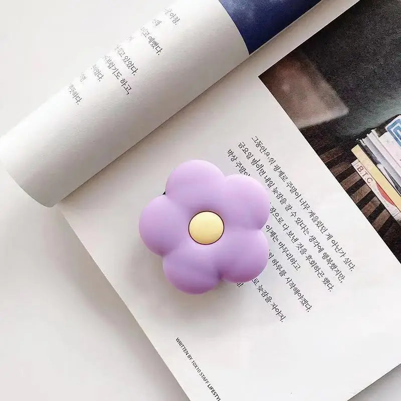 Cute Cartoon Phone Grip Stand with Finger Holder Loop