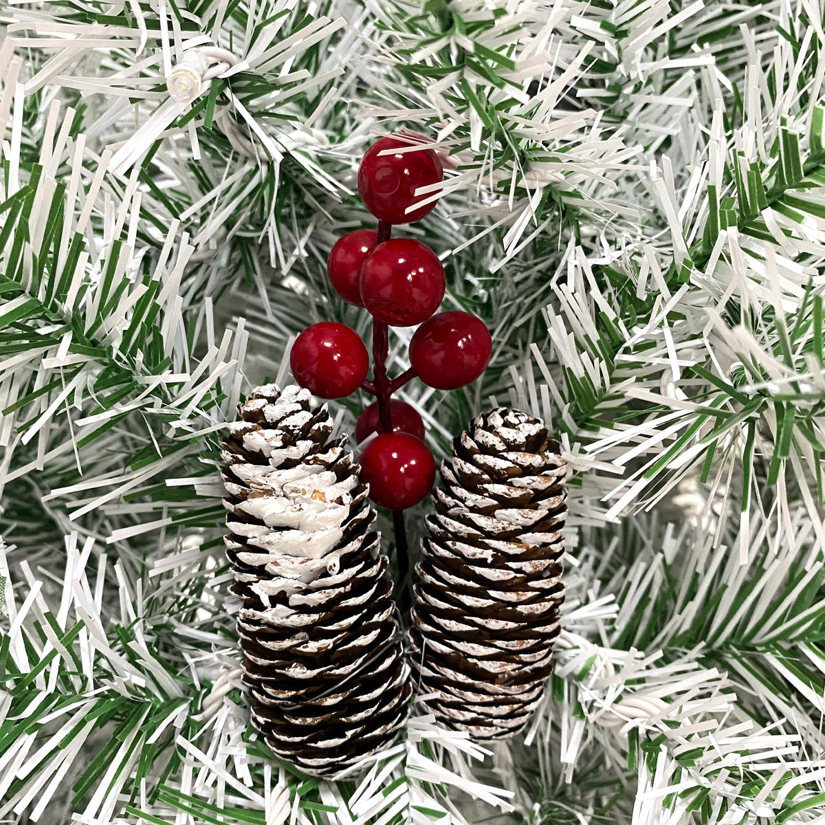 Pre-Lit Christmas Tree Set for Festive Front Doors