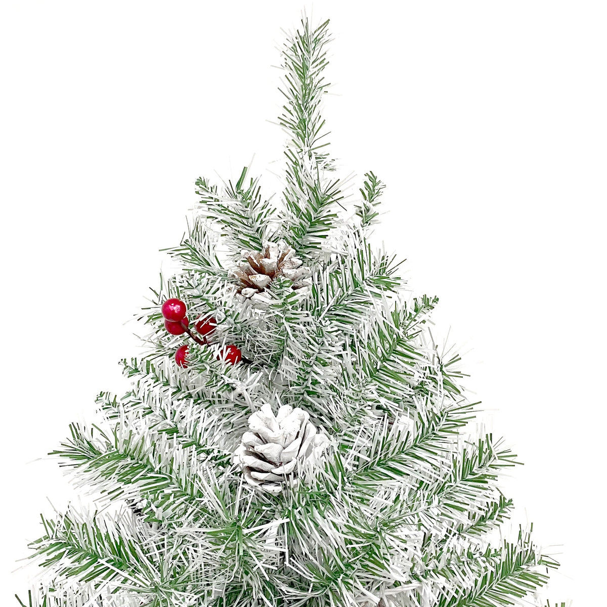 Pre-Lit Christmas Tree Set for Festive Front Doors