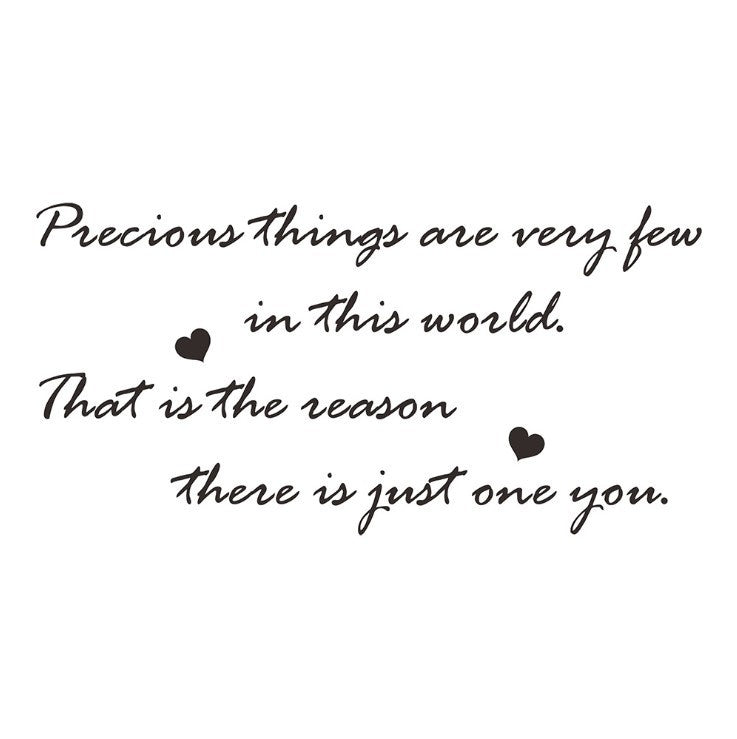 Acrylic Mirror Wall Quote for Romantic Home Styling