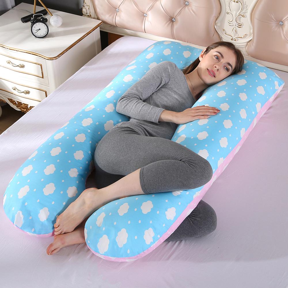 Pregnancy Pillow U-Shape Full-Body Sleep Support Cushion