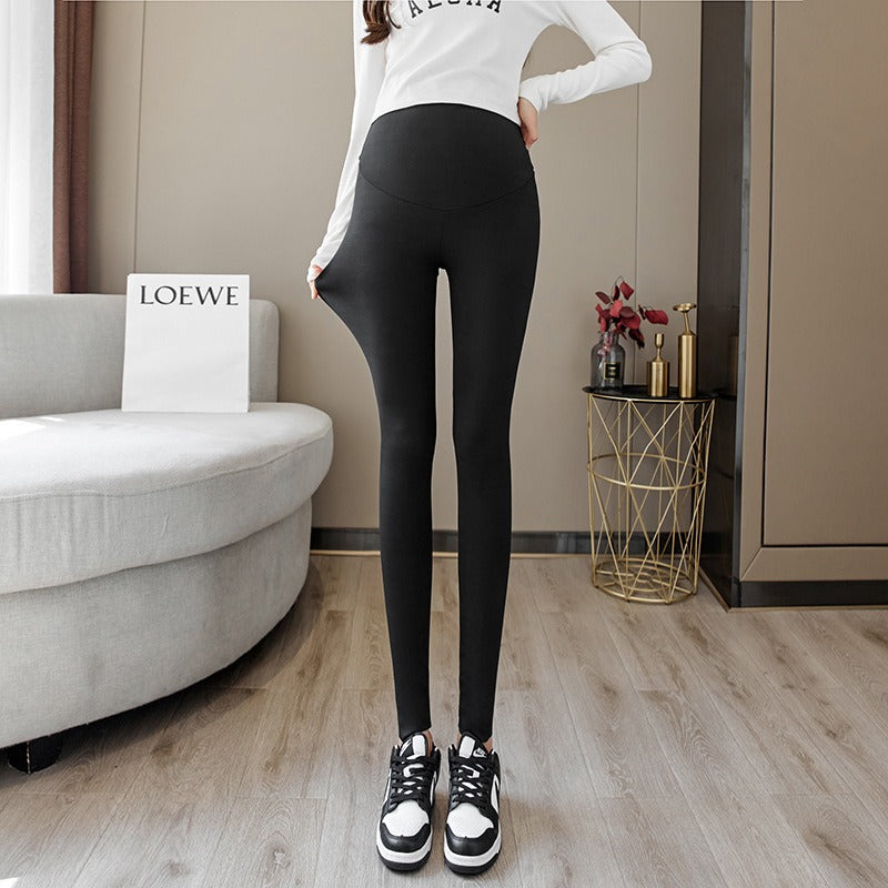 Maternity Leggings With Belly Support & Flexible Stretch