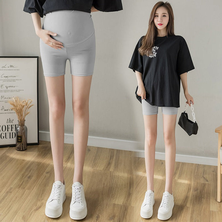 Maternity Yoga Shorts for Belly Support & Coverage