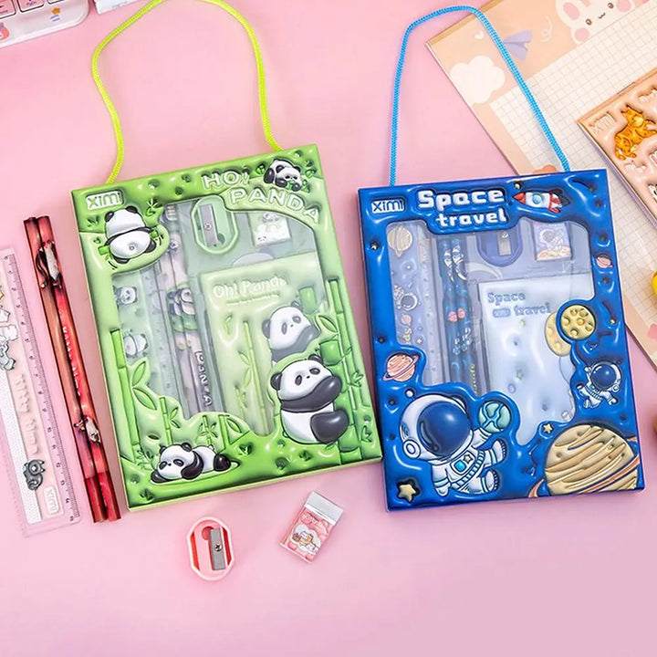 6-in-1 Kindergarten Stationery Gift Set, Ready to Gift