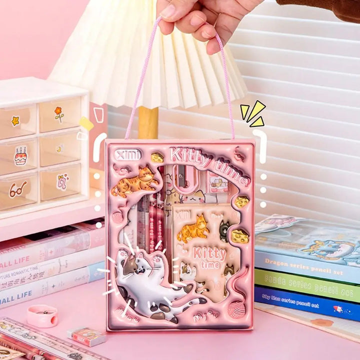 6-in-1 Kindergarten Stationery Gift Set, Ready to Gift