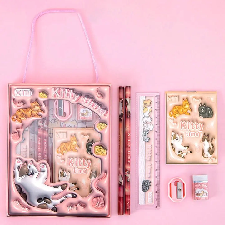 6-in-1 Kindergarten Stationery Gift Set, Ready to Gift