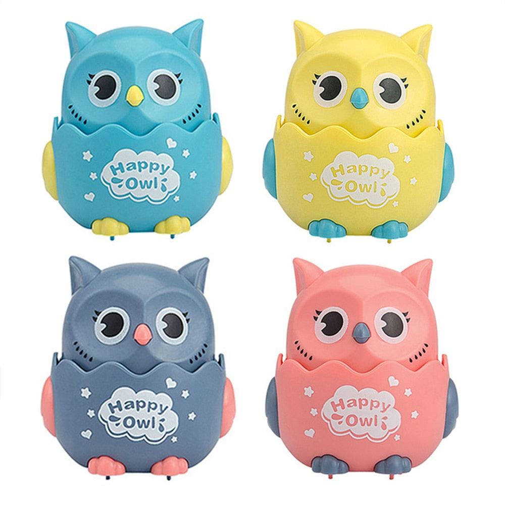 Push-to-Slide Owl Toy for Screen-Free Indoor Play