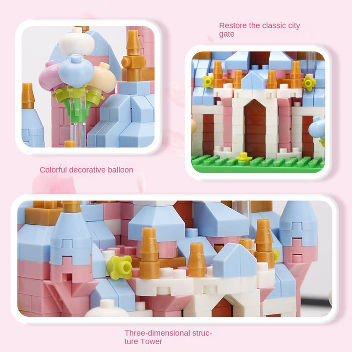 Princess Castle Building Blocks for Creative Display