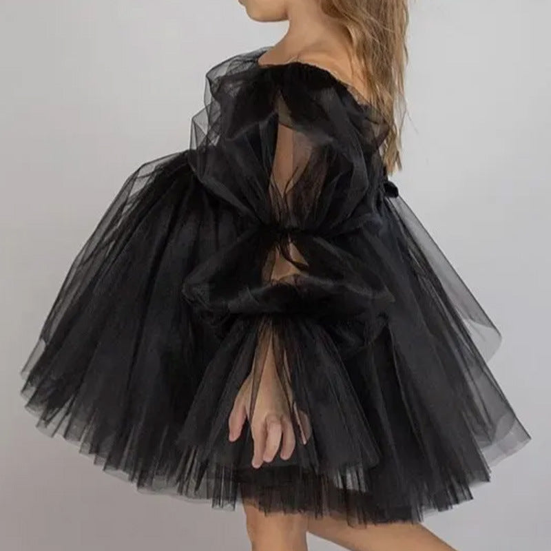 Girls' Princess Tulle Dress for Magical Special Occasions