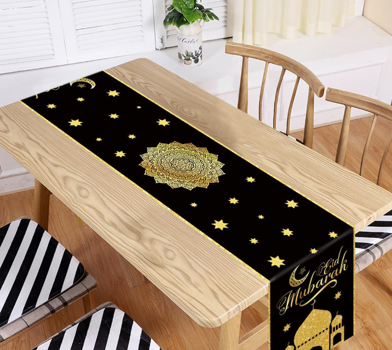 Ramadan Table Runner for Festive Eid Dining Table Decor