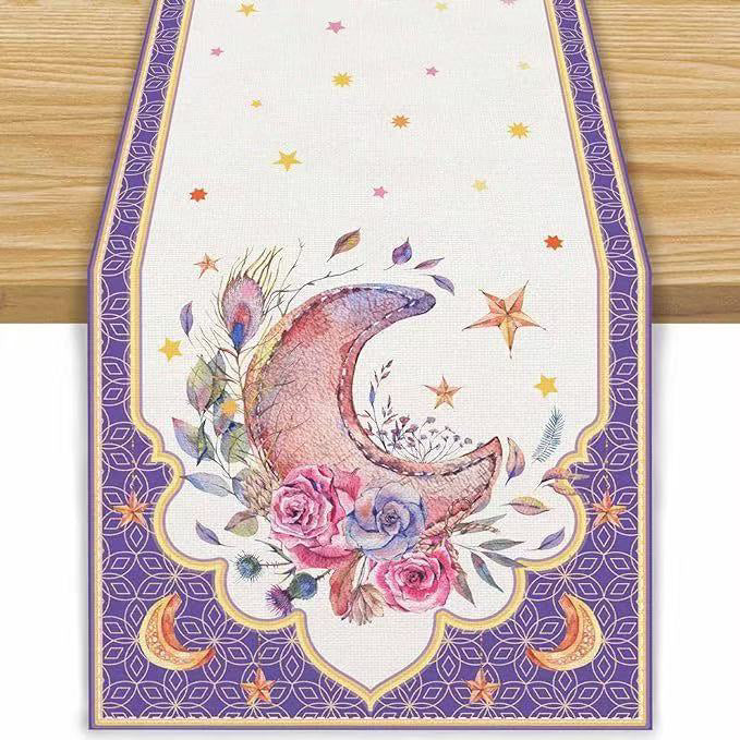 Ramadan Table Runner for Festive Eid Dining Table Decor