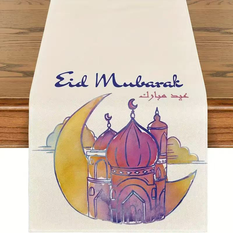 Ramadan Table Runner for Festive Eid Dining Table Decor