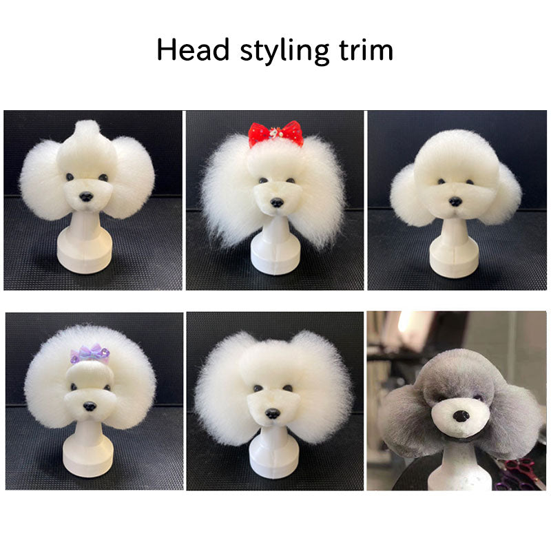 Dog Grooming Training Head for Fur Styling Practice