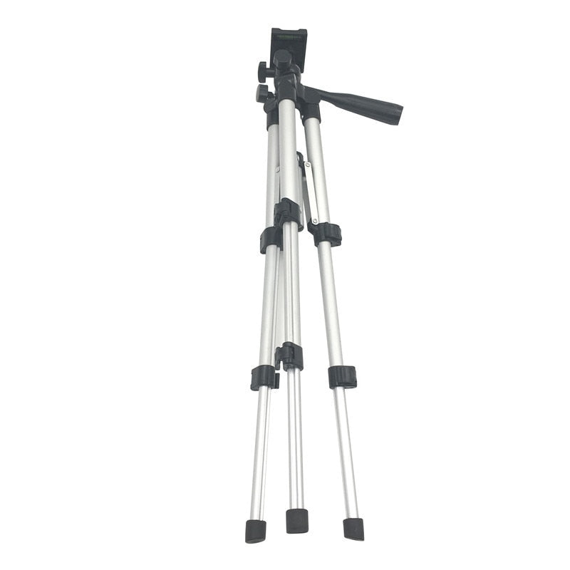 Aluminum Camera Tripod with 360-Degree Fluid Head Stand