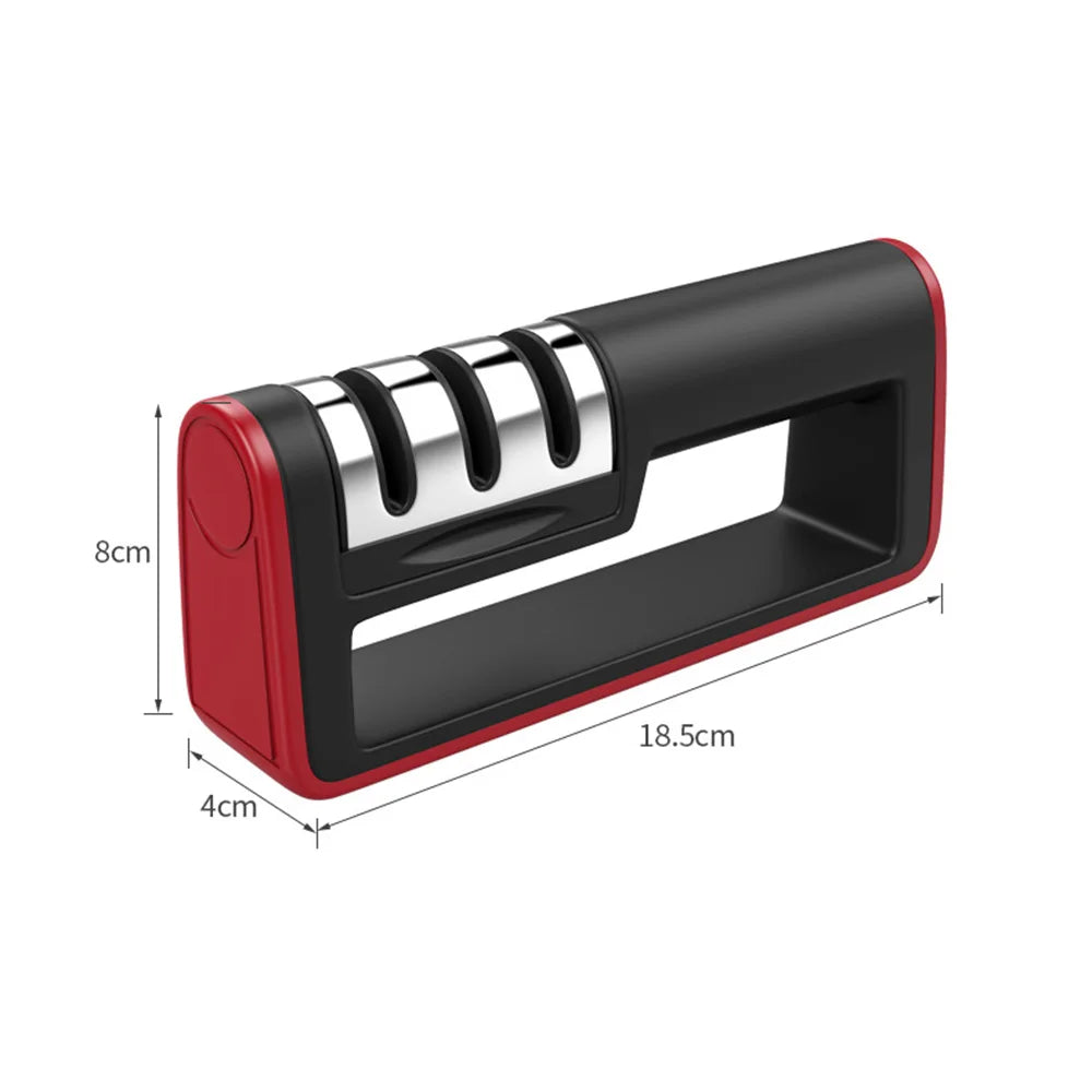 3-Stage Kitchen Knife Sharpener for a Sharper Edge at Home