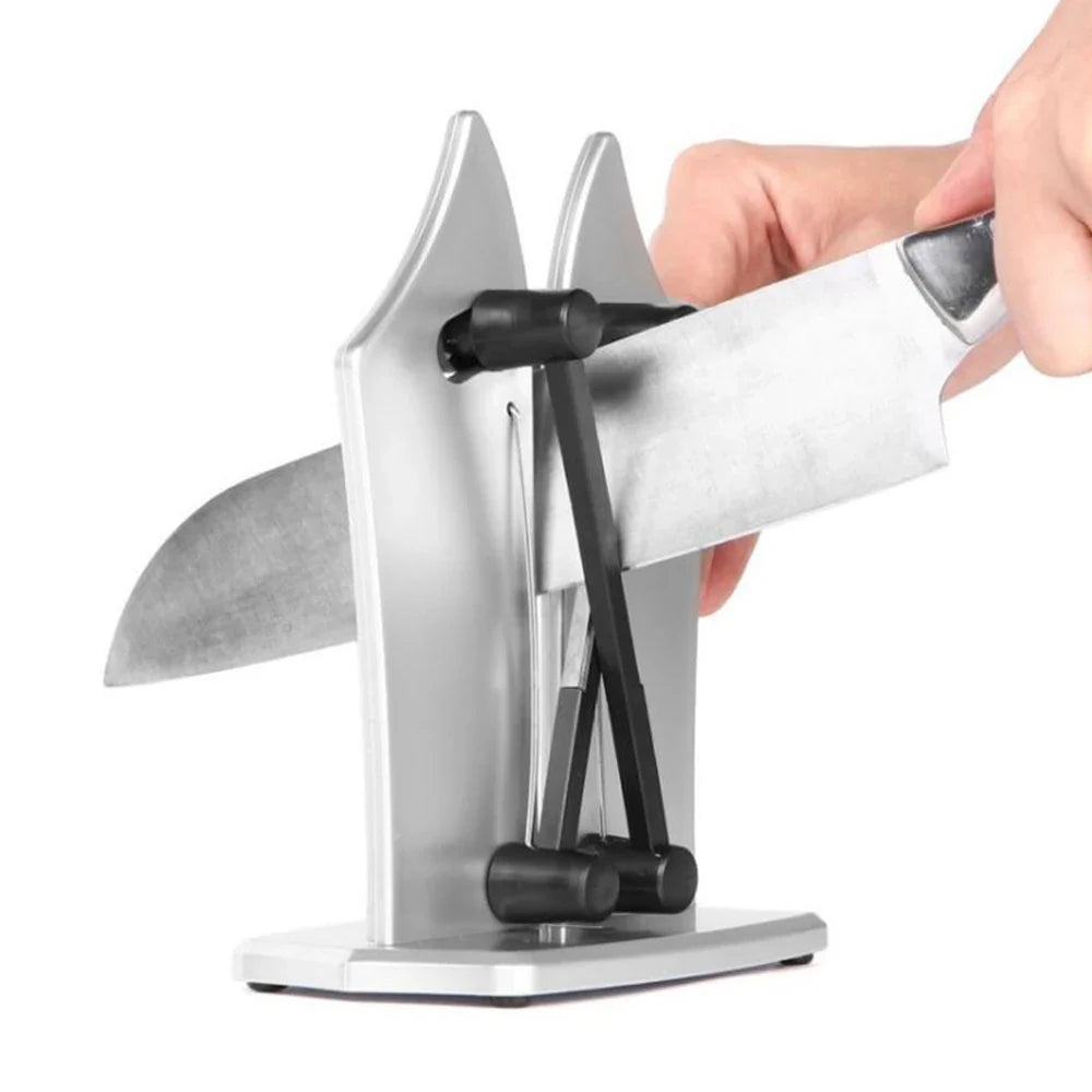 Pull-Through Knife Sharpener With Tungsten Carbide Blades