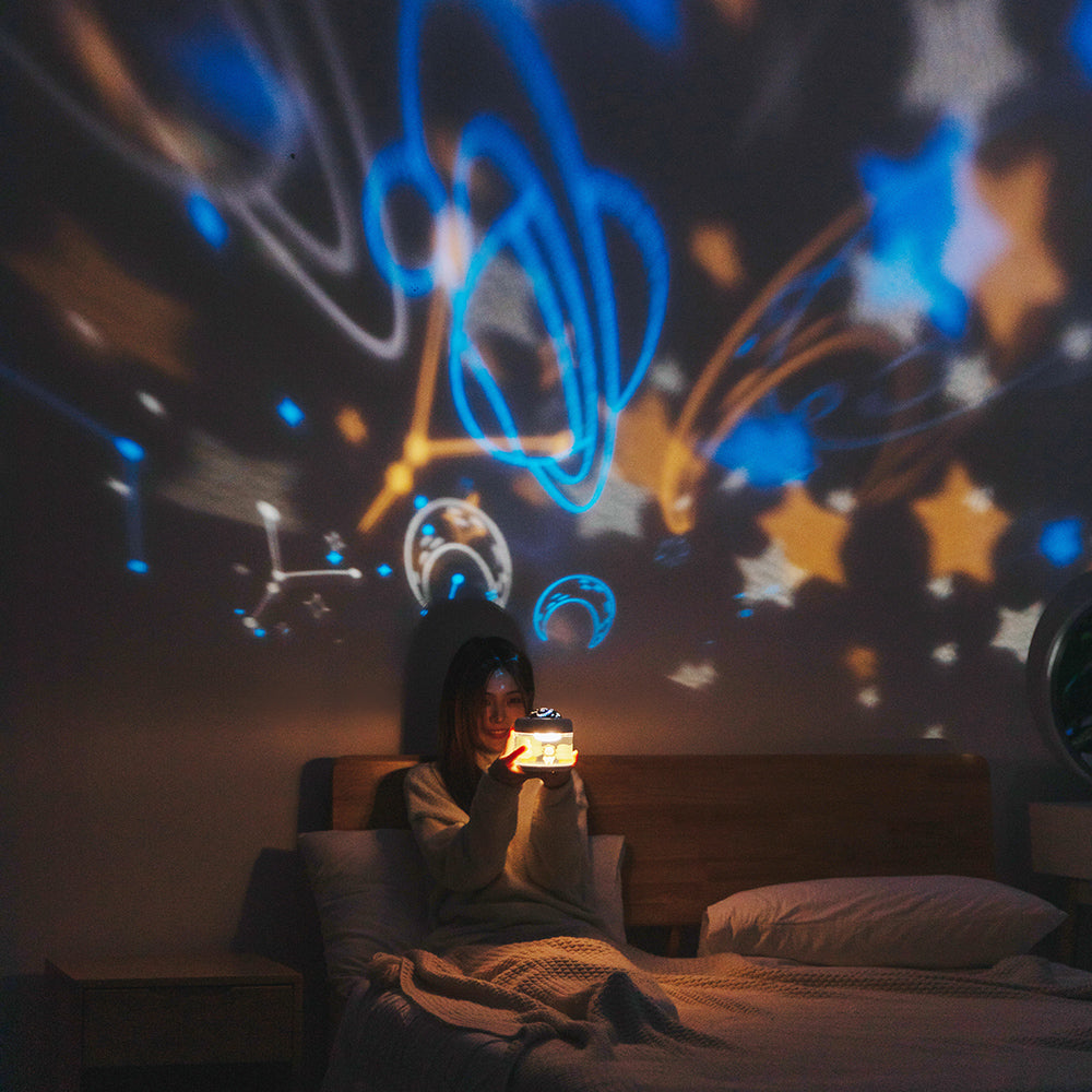 Star Projection Humidifier and Night Light for Bedroom