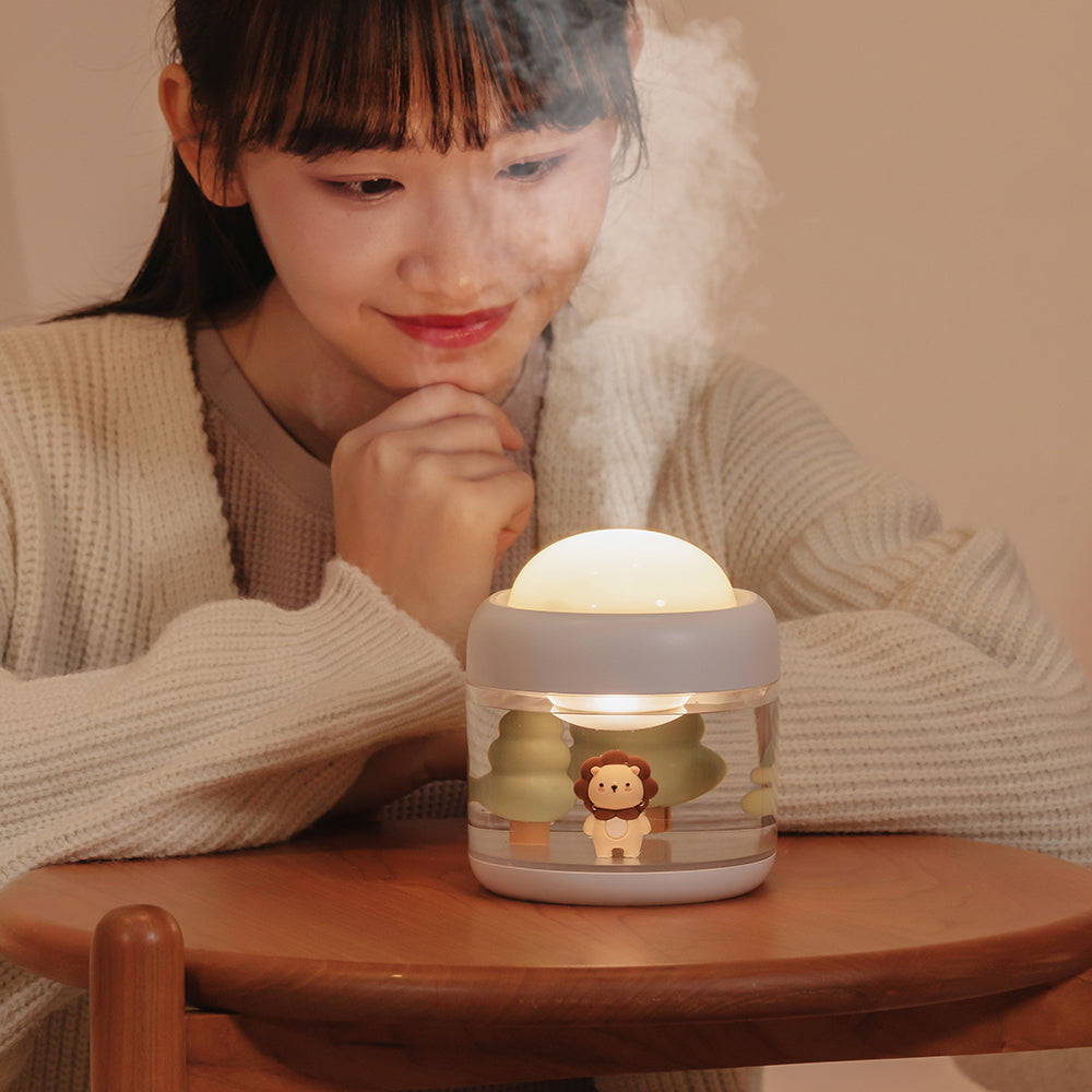Star Projection Humidifier and Night Light for Bedroom