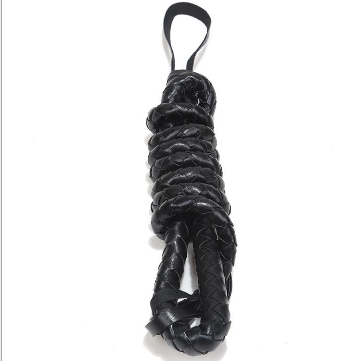 Braided PU Flogger for Consensual Adult Sensory Play