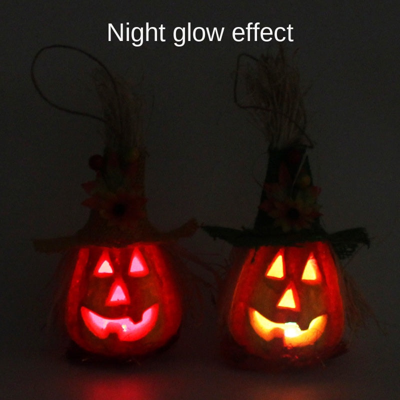 LED Pumpkin Lantern Decoration for Warm Halloween Glow