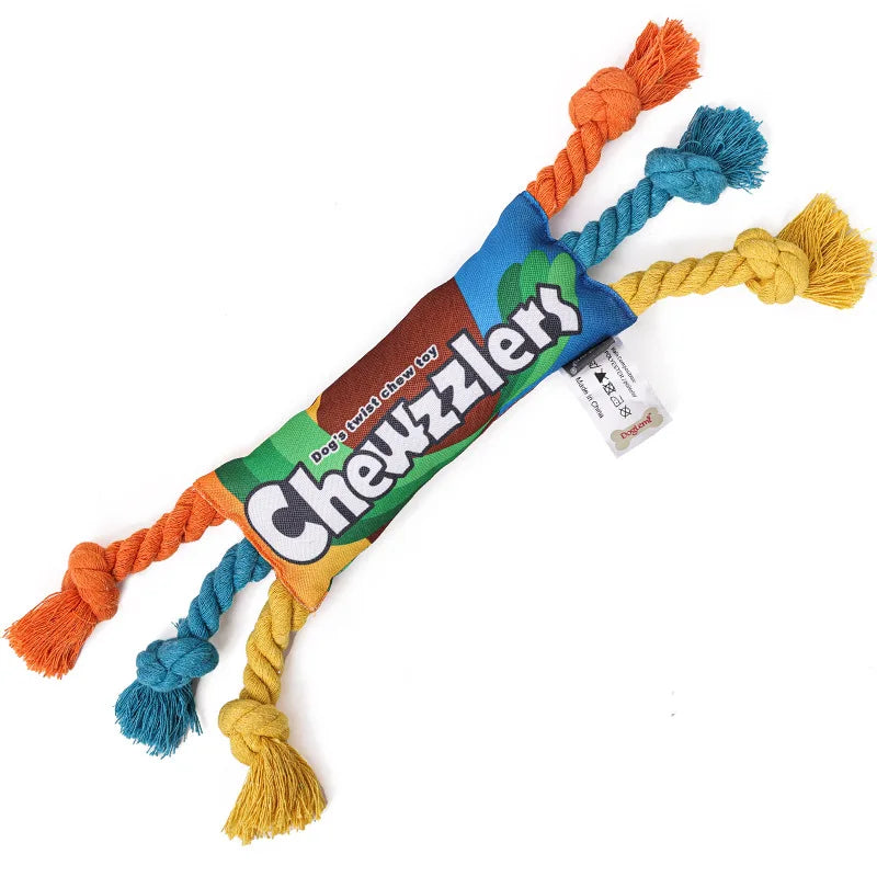 41cm Braided Rope Dog Toy for Tugging and Chewing